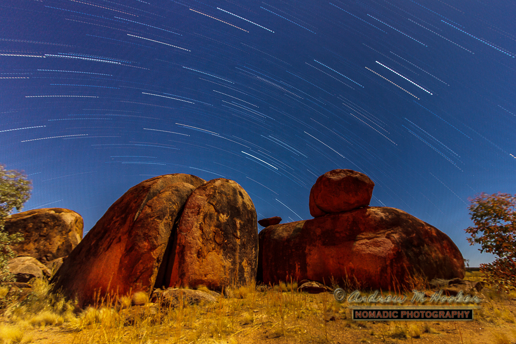 Devils Marbles Startrails